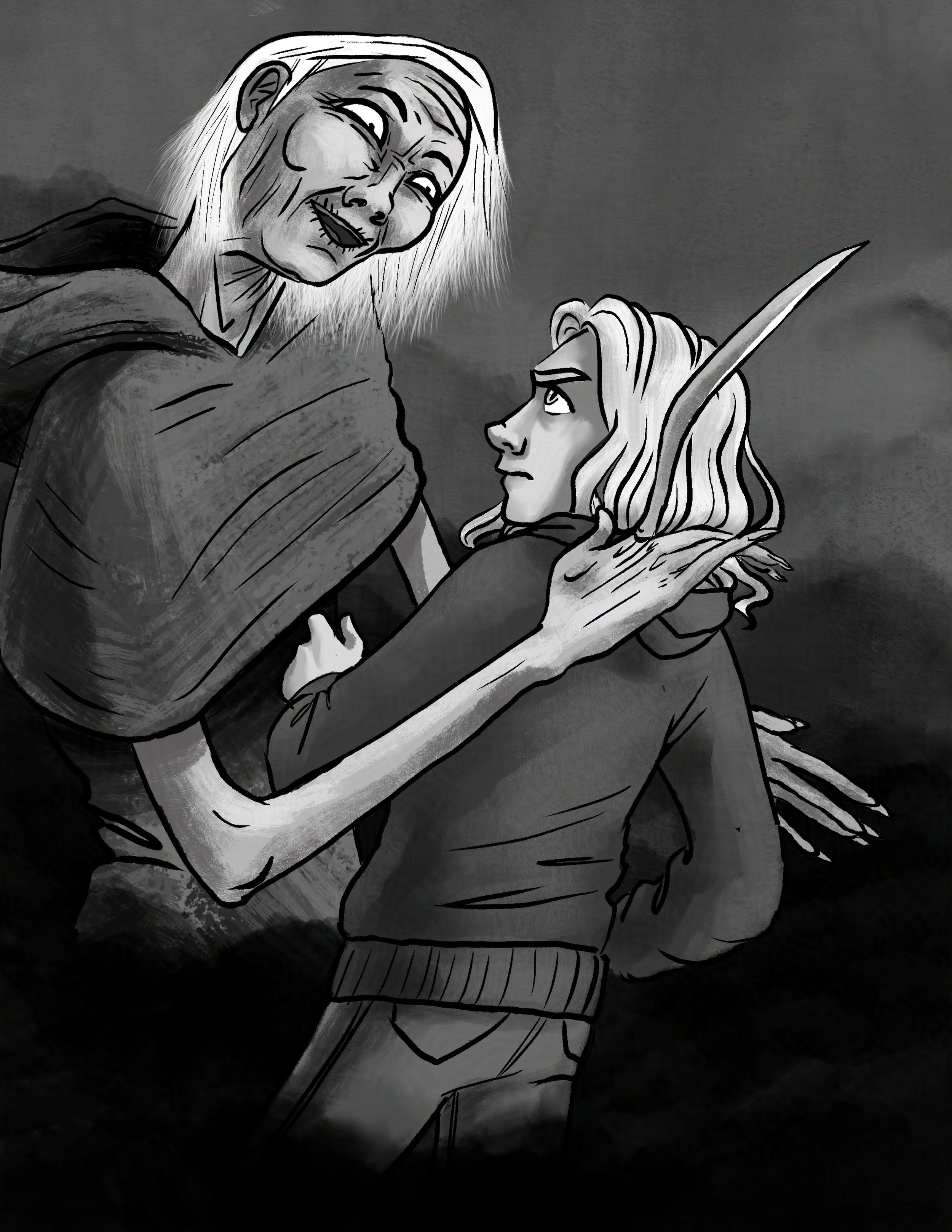 Spearfinger - Photoshop, 2020