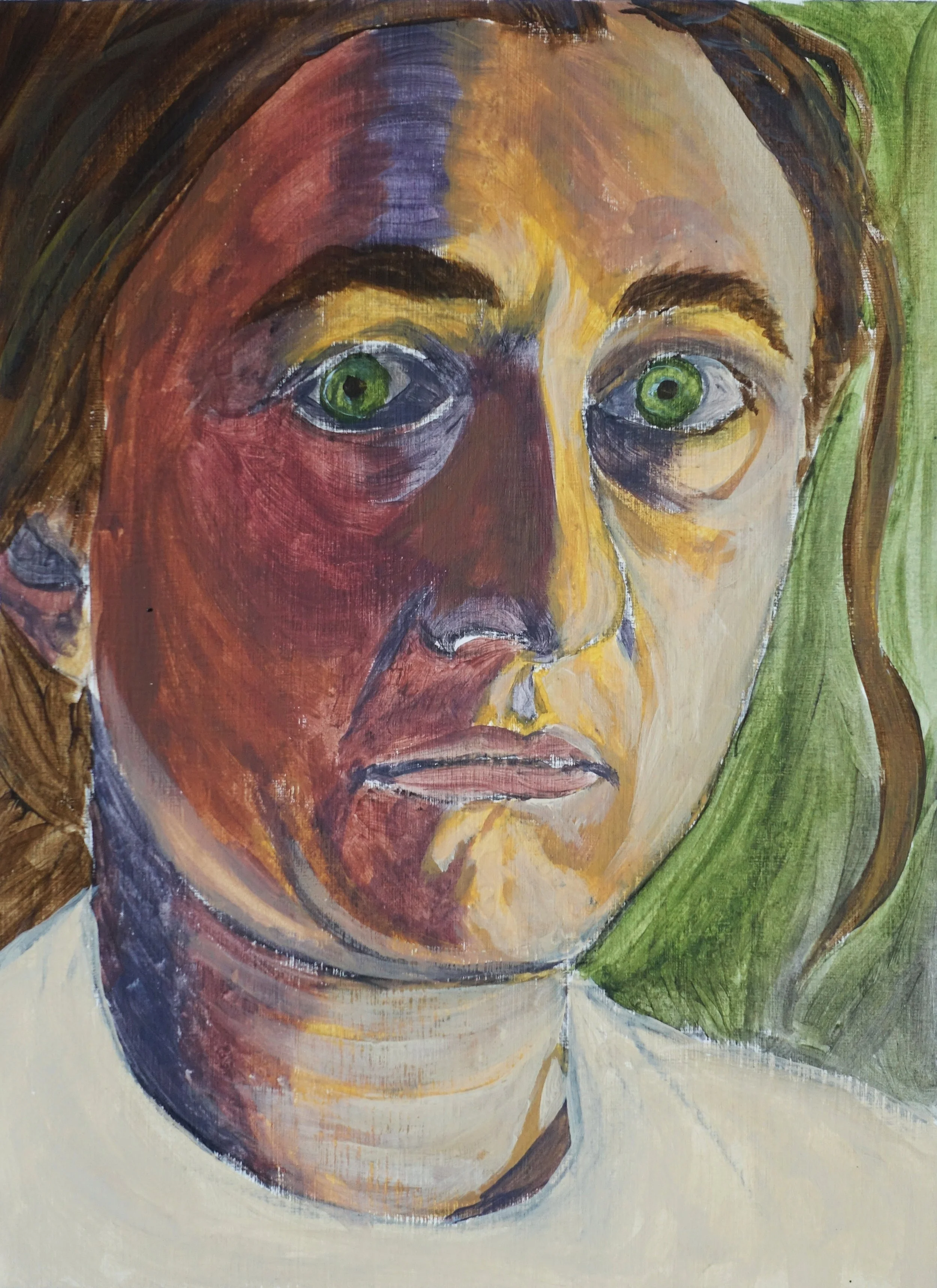 Study (Self-Portrait) - Acrylic, 2020