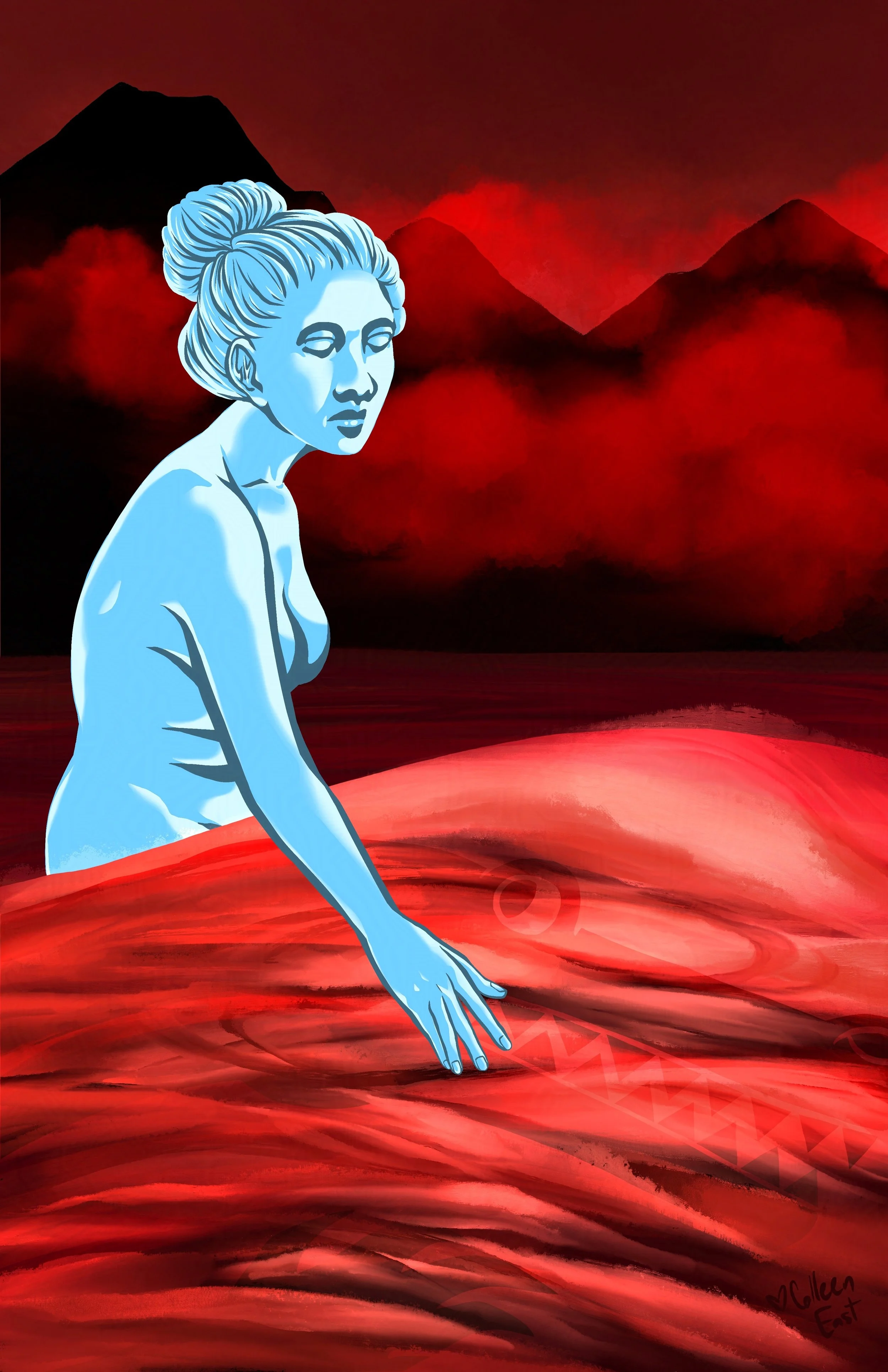 Red River - Procreate, 2023