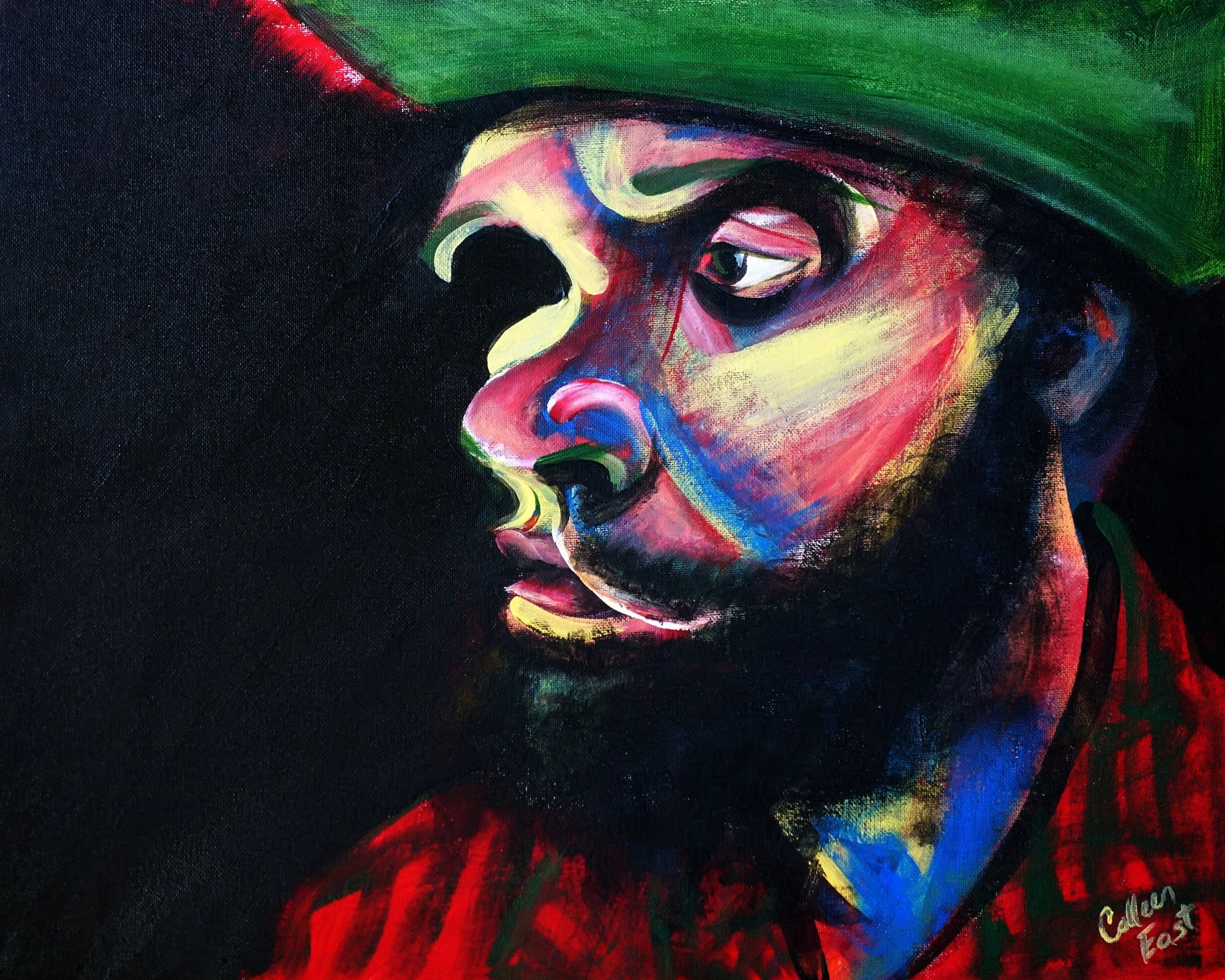 Portrait (Tim) - Acrylic, 2019