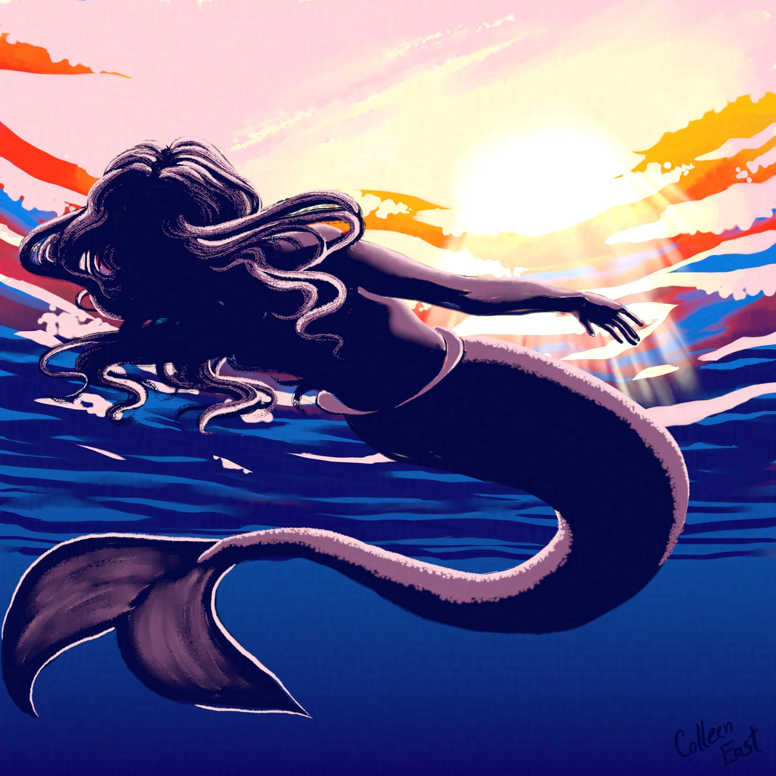 Sunset - Photoshop, 2020