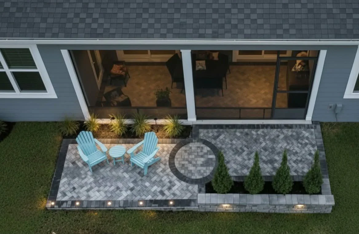 4x8 Paver Patio Jacksonville Glacier Tremron Charcoal Border.jpg