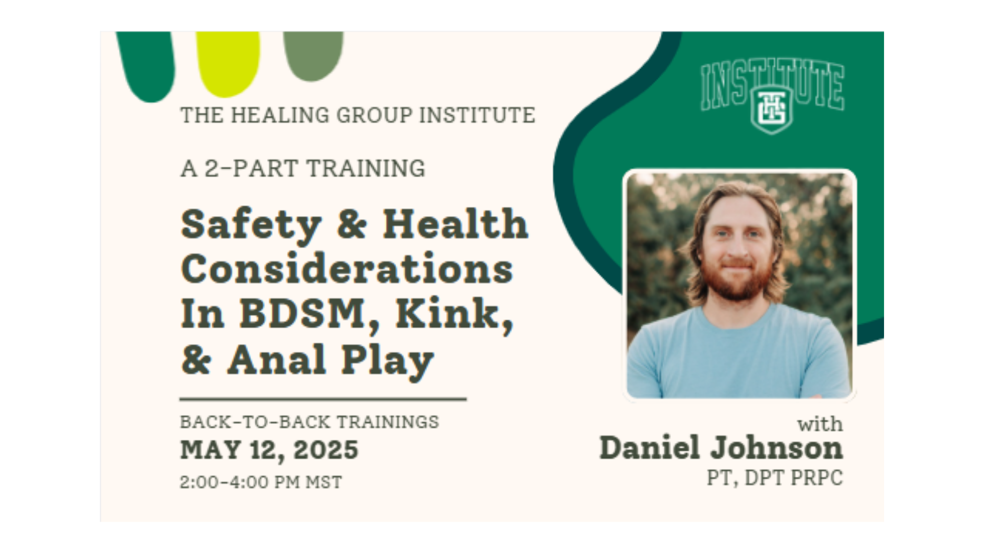 Safety & Health Considerations in BDSM, Kink, and Anal Play