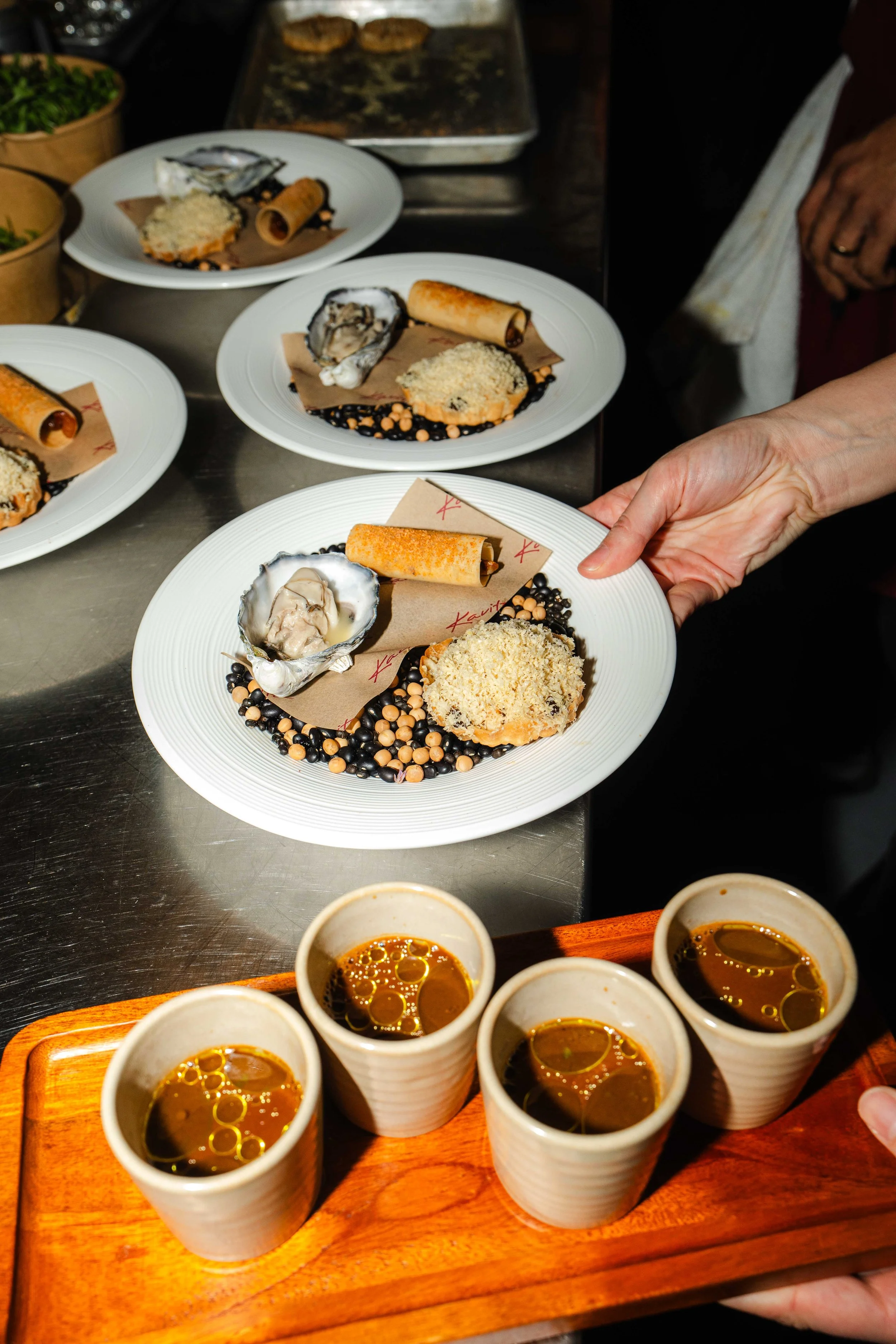tasting menu snacks at Kavita restaurant vancouver