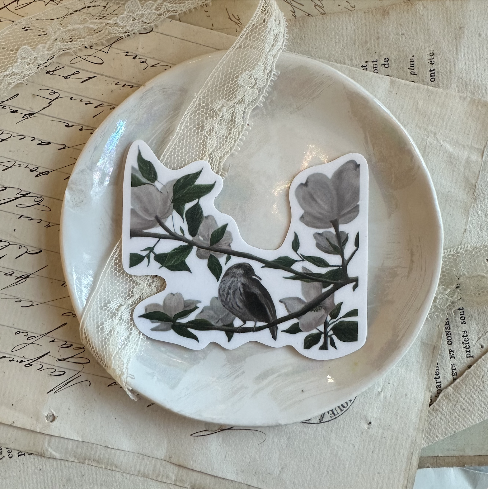 Birds on a Branch Sticker