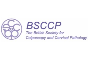 BSCCP logo with text 'The British Society for Colposcopy and Cervical Pathology'