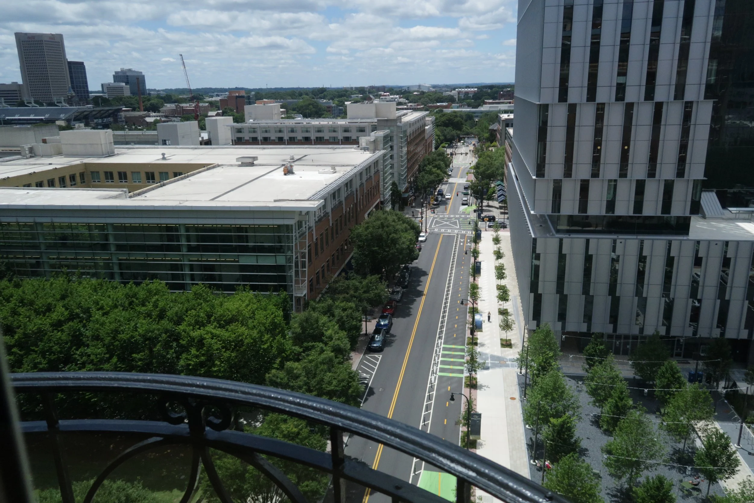 View of Tech Square from 9th floor
