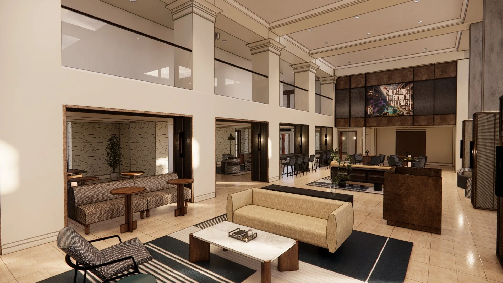 New rendering of new Biltmore Innovation Center lobby
