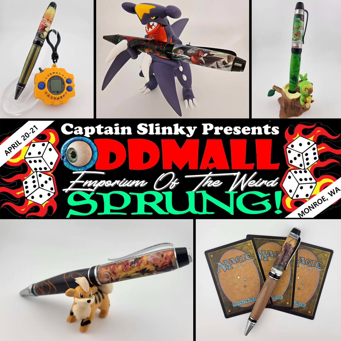 Next show announcement!!
We are thrilled to join the #oddmall crew this April. We're back with new pens, new TCGs, and new pen accessories for this show. Keep an eye out for some sneak peaks before the show 👀
#smallbusiness #handmade #tcg #pokemon