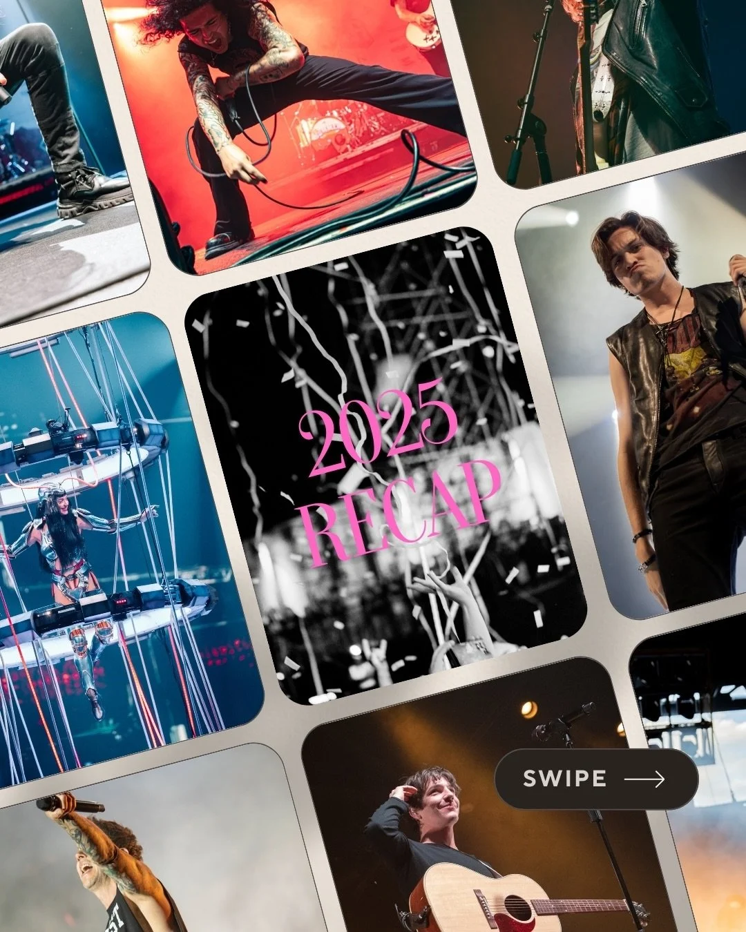 2025 Photo Recap! 
&bull;
&bull;
#concertphotography #concertphotographer #livemusic