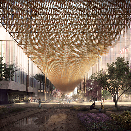 Forbes Massie rendering of Jacaranda Ave