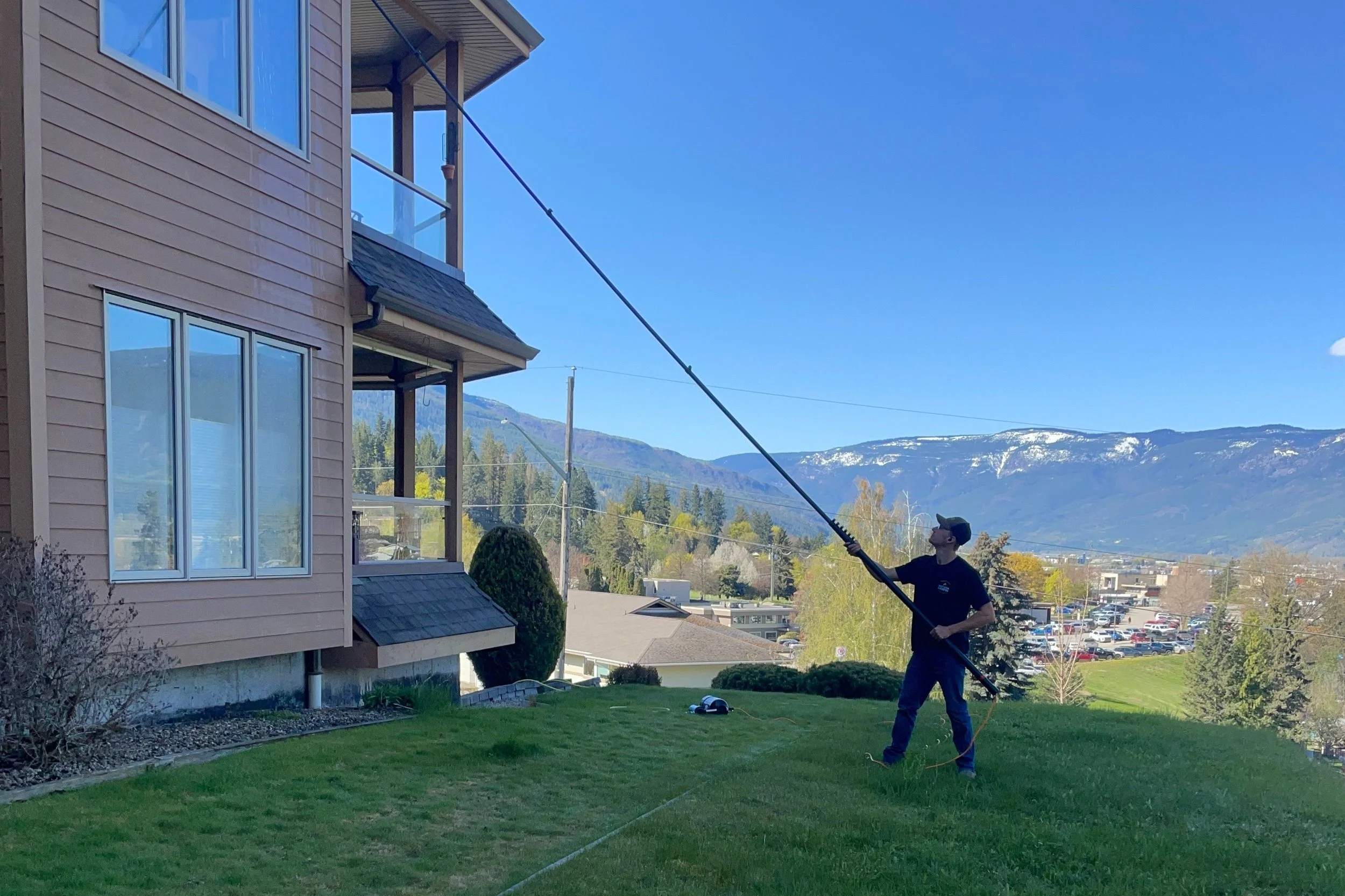 our team cleaning a large college building in Sunnybrae, Tappen British Columbia