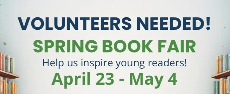 Volunteers Needed for the Book Fair