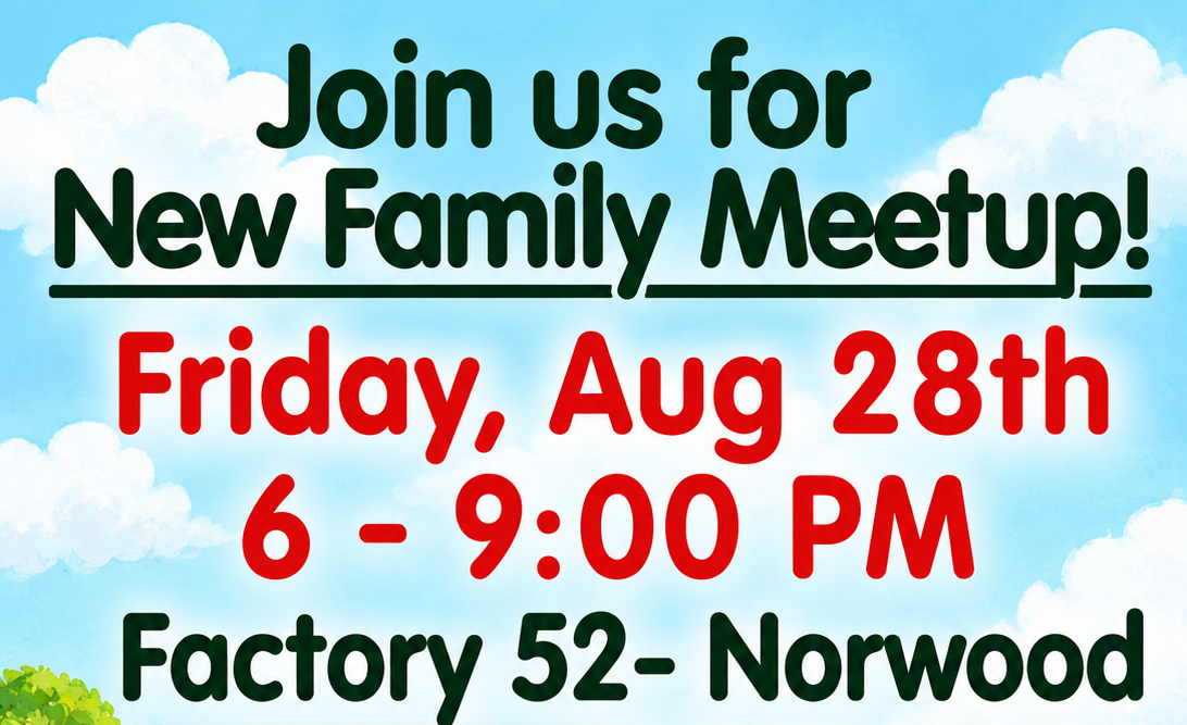 Join SMPO for a New Family Meetup at Factory 52