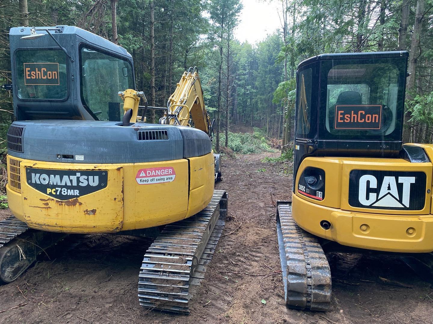 Getting the itch for spring today. Looking forward too Warmer days, like this land clearing job we completed last summer.