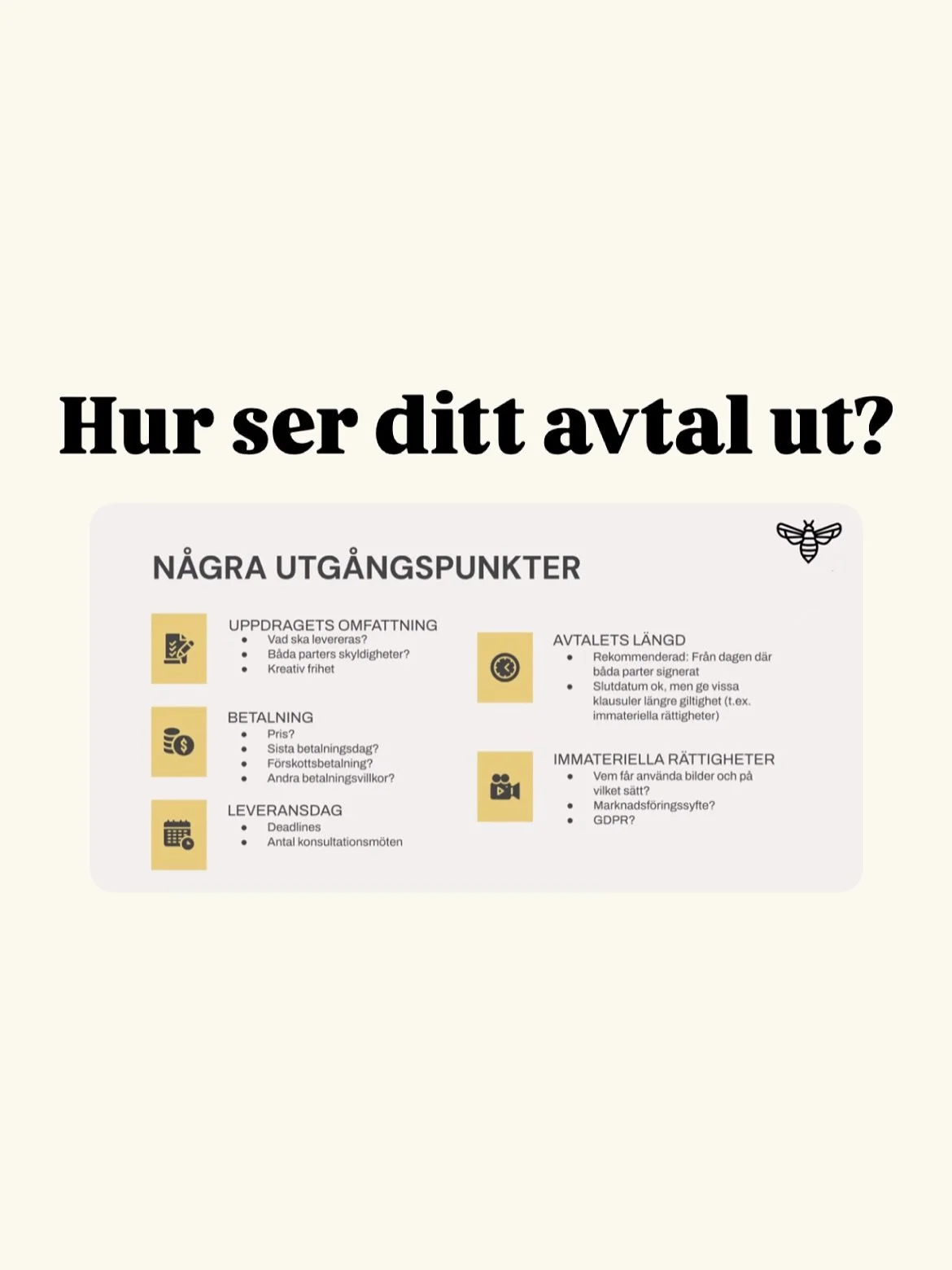 Avtal &auml;r inte bara juridik. Det &auml;r trygghet. F&ouml;r dig och f&ouml;r kunden.

Juristen Klara Angberg fr&aring;n Beelegal pratade om just detta med oss ig&aring;r f&ouml;r det &auml;r inte f&ouml;rr&auml;n n&aring;got h&auml;nder som man i