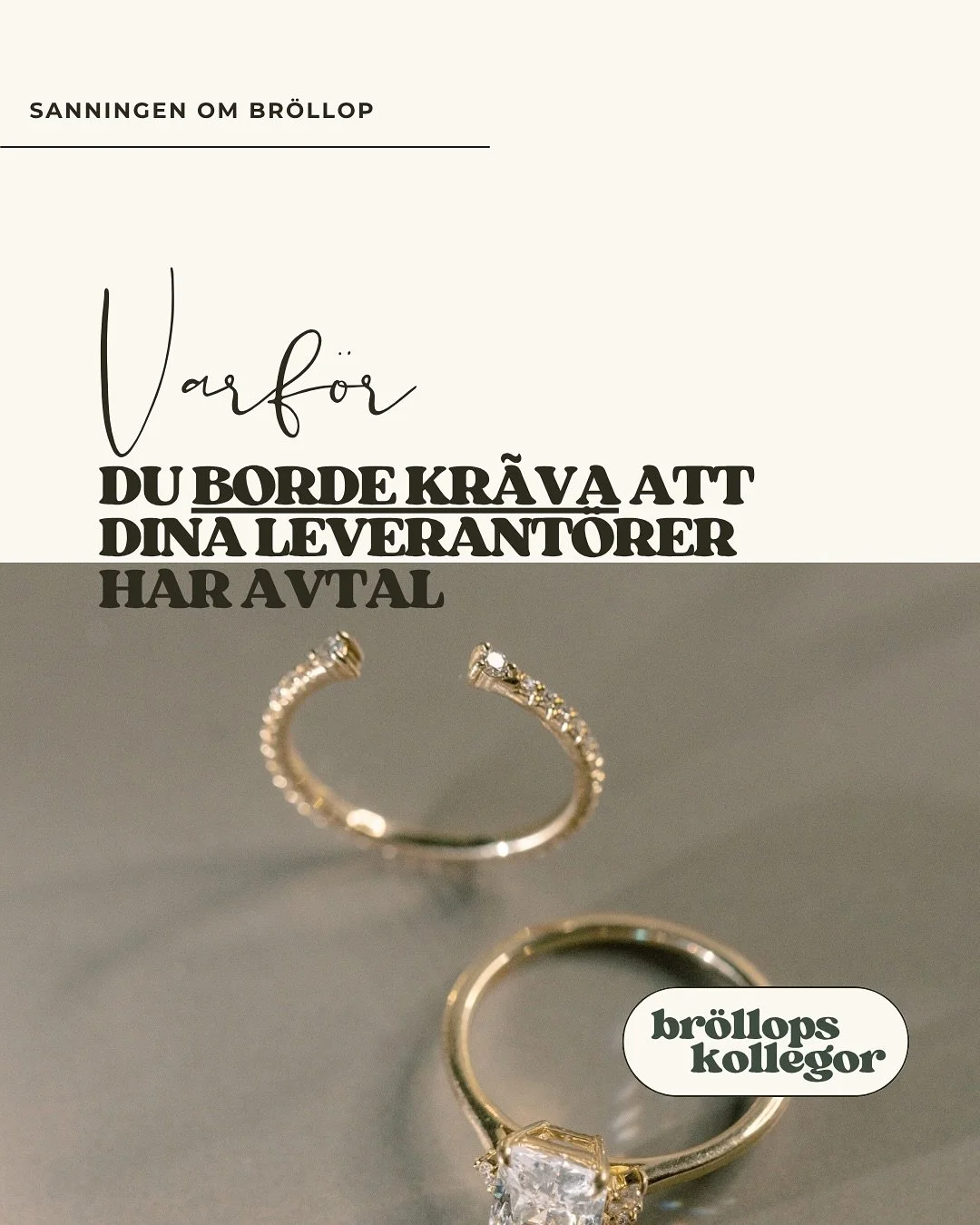 Har ni skrivit avtal med era leverant&ouml;rer?

Br&ouml;llop &auml;r k&auml;nslostyrda, intensiva och fulla av f&ouml;rv&auml;ntningar. Och just d&auml;rf&ouml;r &auml;r avtal bland det mest omt&auml;nksamma ni kan ha.

Ett avtal skyddar inte bara o