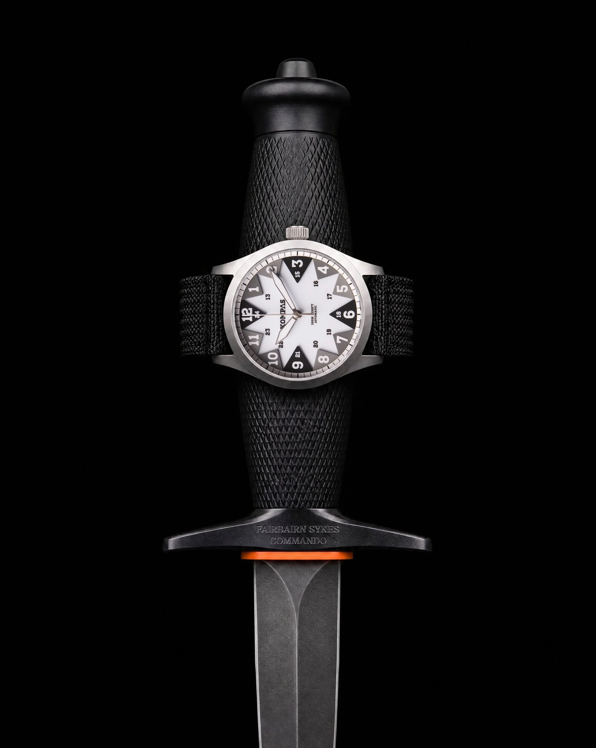 Built alongside the tools trusted in the field.
Paired with the iconic commando dagger built for precision, control, and survival under pressure.

The North was engineered for clarity in demanding environments with our triangular performance layer, h