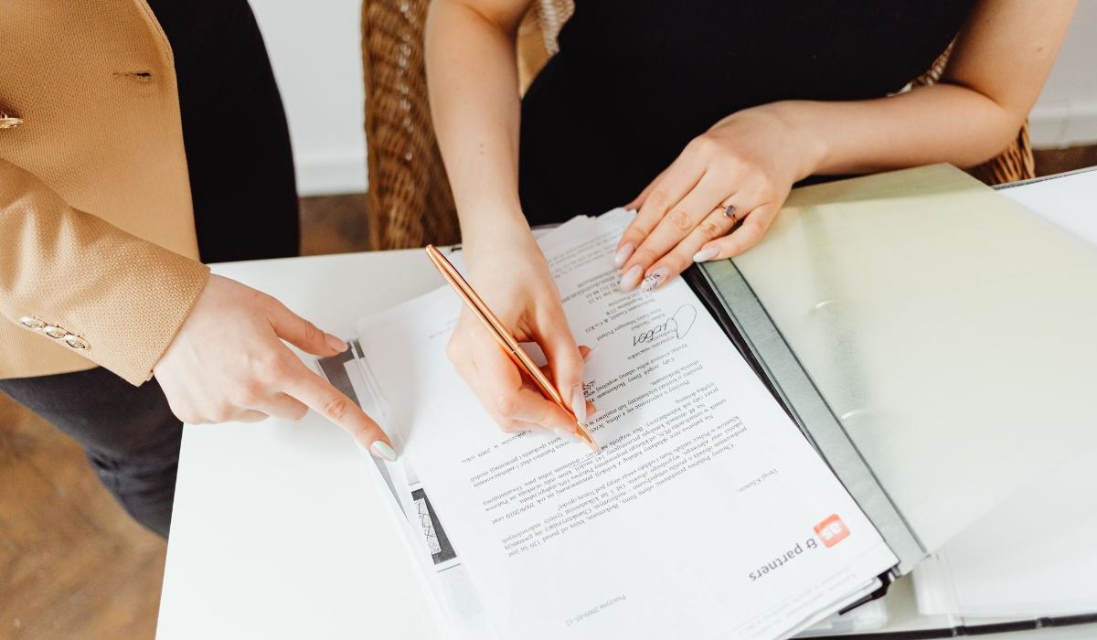 Reviewing legal and credit documents during identity theft recovery