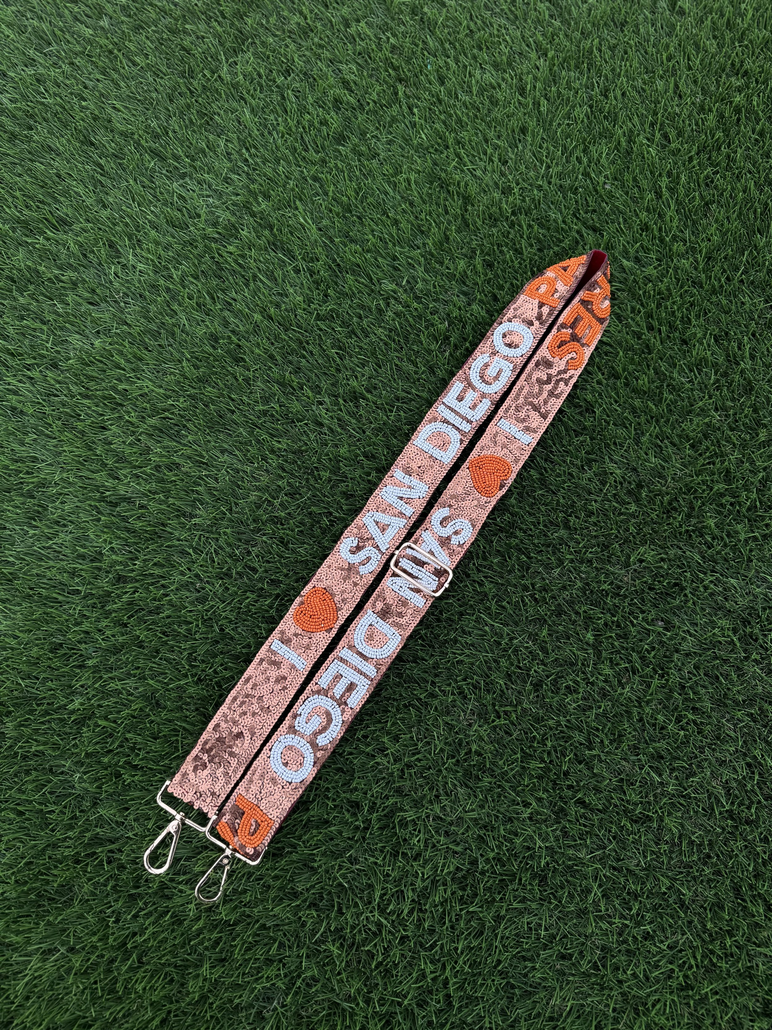 I LOVE SAN DIEGO ORANGE STRAP