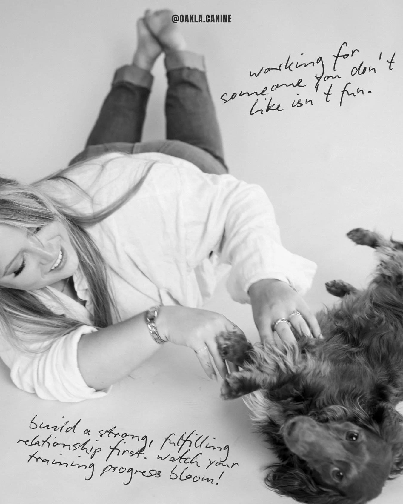 How can your dog look to you for guidance when they don&rsquo;t trust you to make the right choice? 🫣🫶🏼
&bull;
Building a relationship is so much more than just loving and nurturing your dog. It exceeds the niceties of petting, kissing them &amp; 