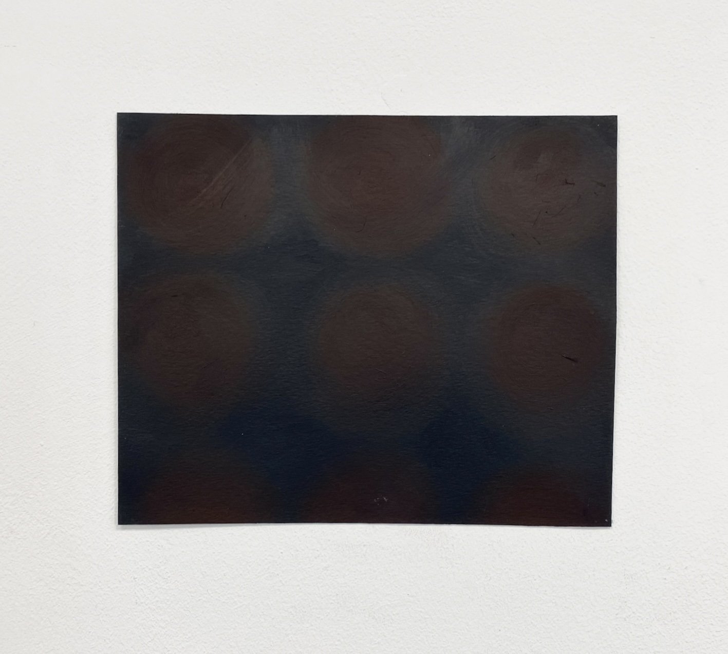 Obsession IX, 21 x 29.7 cm, oil on paper, 2025