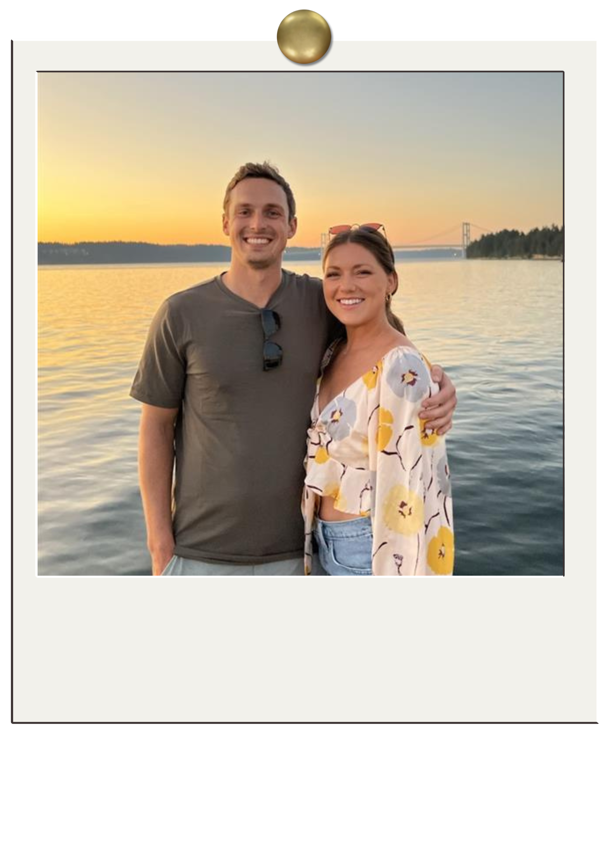 It definitely didn't suck that Nick was from the most beautiful place in the world, Fox Island Washington :)