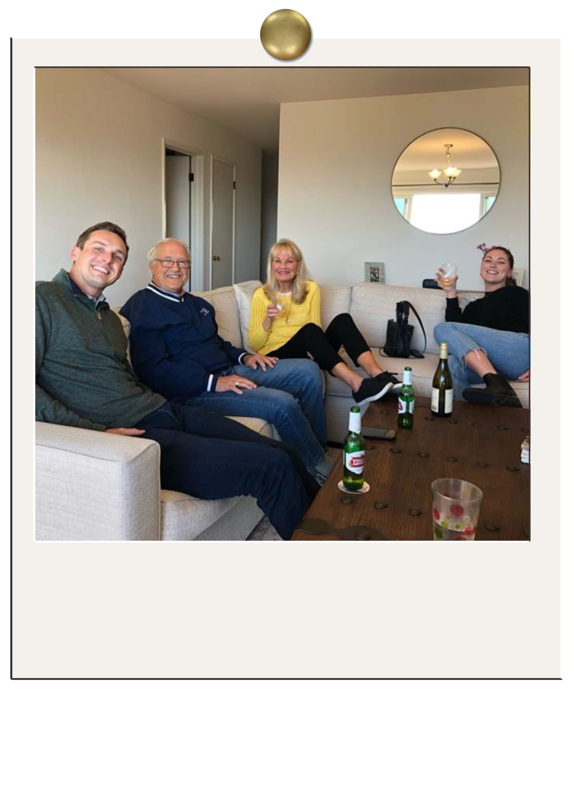 The big parent meet up...Nick passed with flying colors :)
