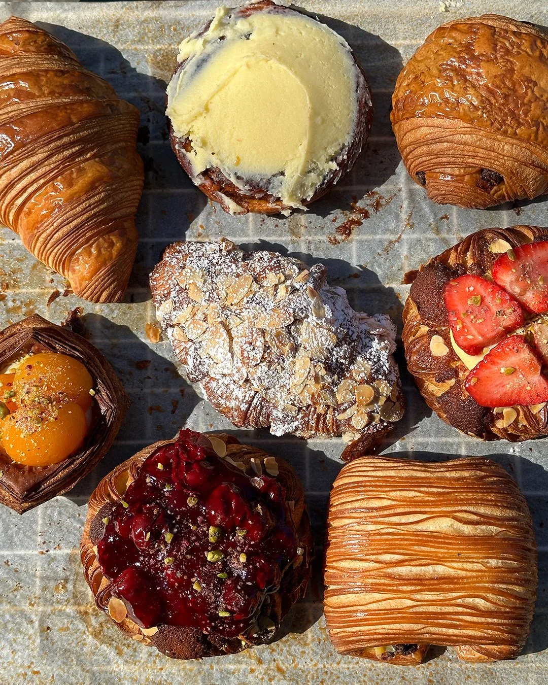 Collection of pastries Sydney 