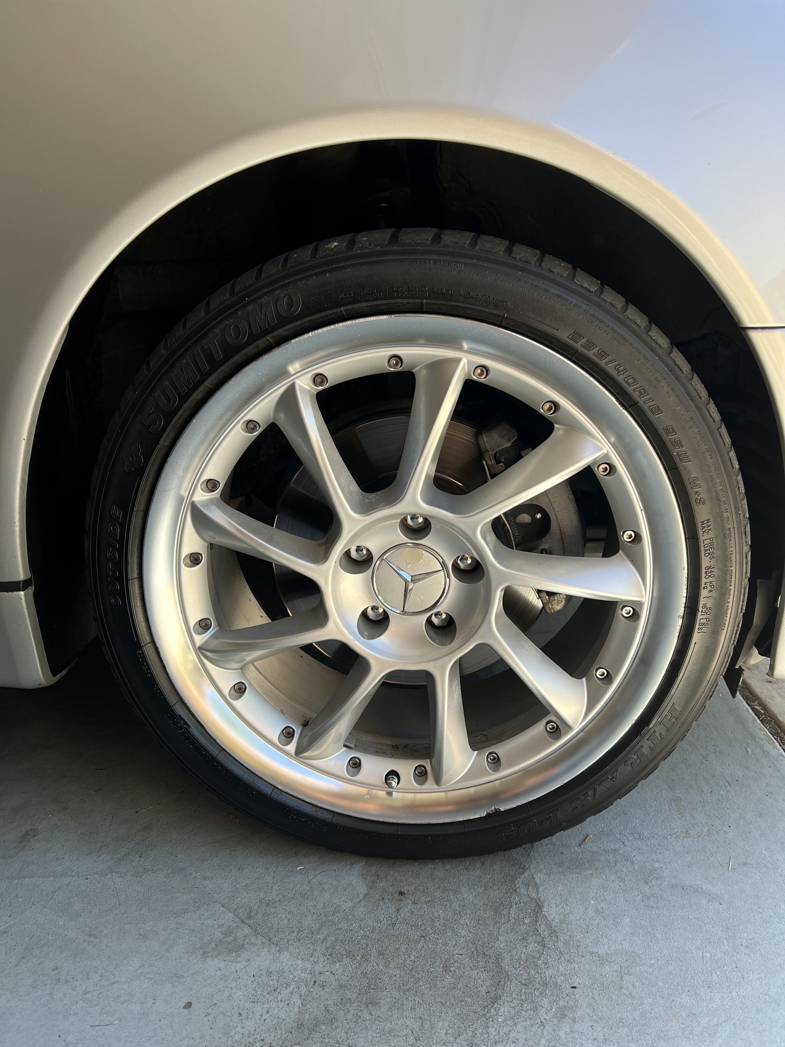 After Mercedes Benz E320 Wheels