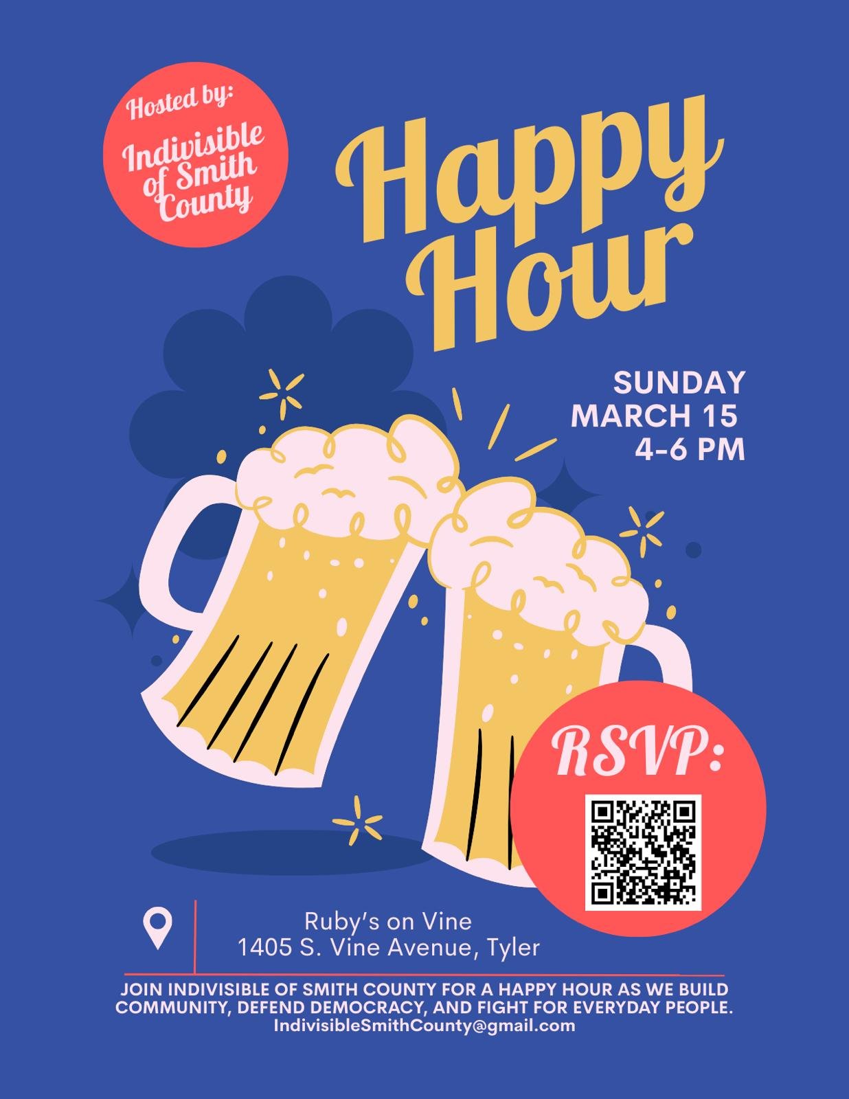 Indivisible Smith County Happy Hour
