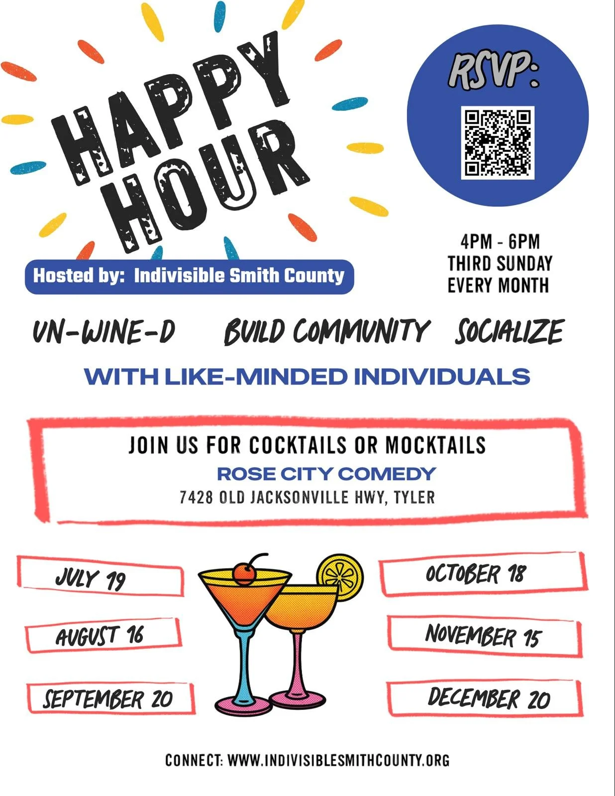 Indivisible Smith County Happy Hour 