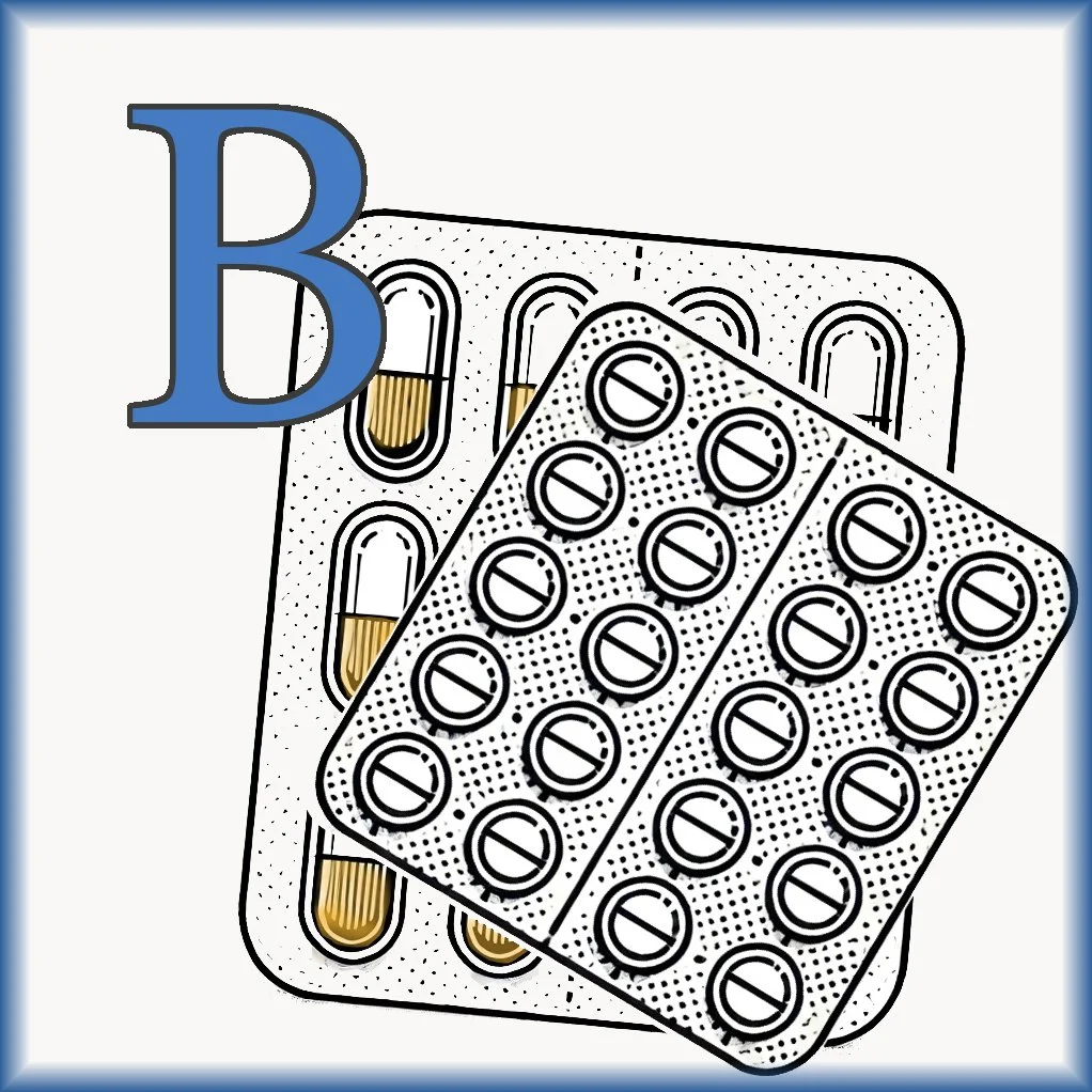 Medication blister packs illustration