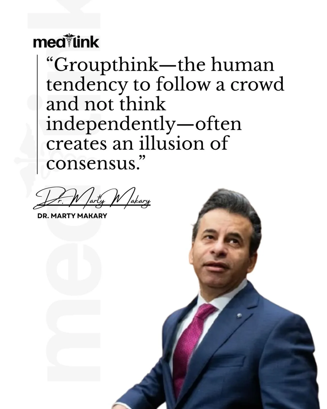 In medicine, consensus isn&rsquo;t the same as truth. When questioning the norm is discouraged, patients pay the price. Real innovation starts with courage&mdash;the courage to ask why, challenge dogma, and put evidence before ego.