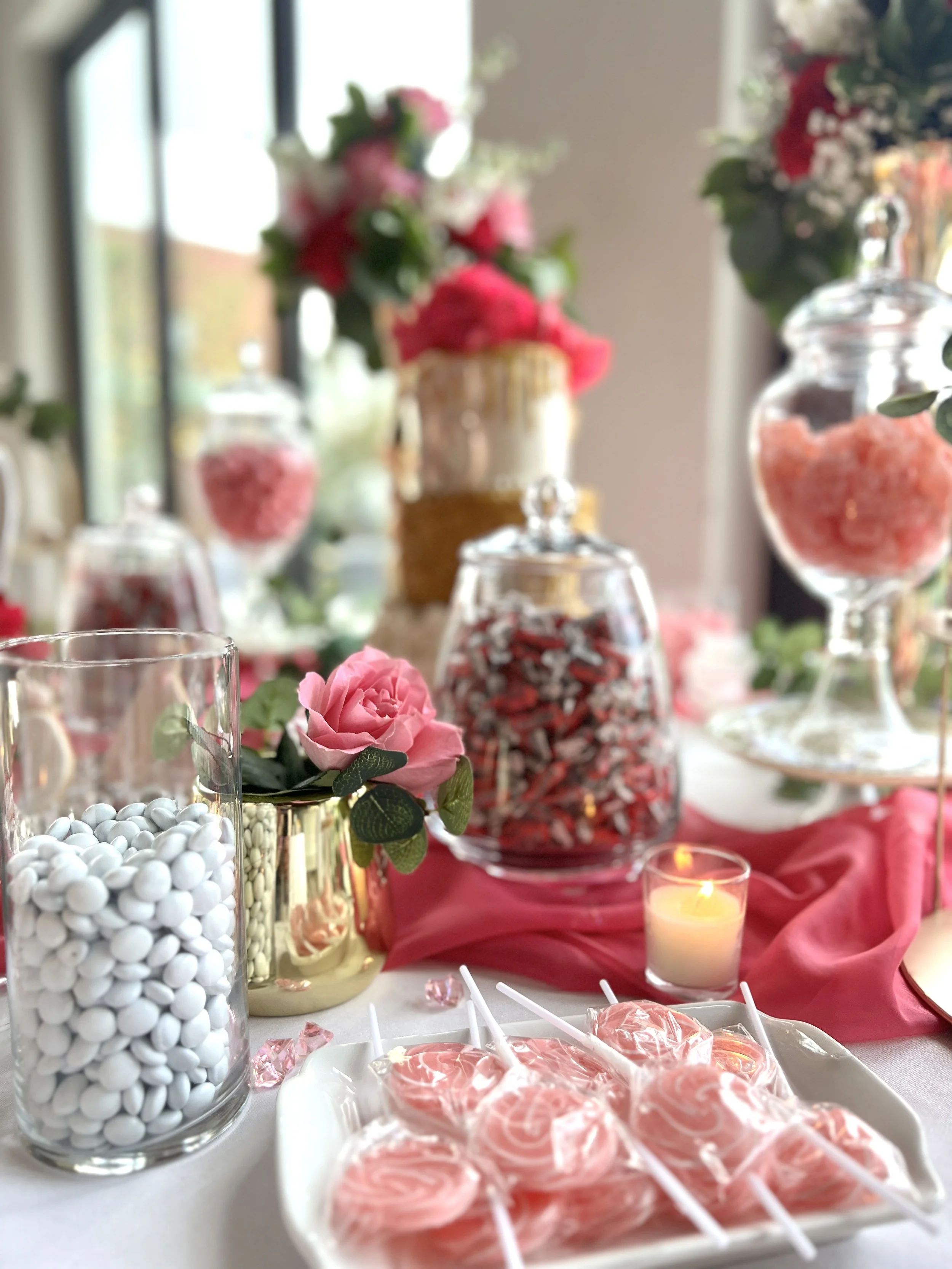 Desserts Set up by Ll'amour Events and Decor - Wilbur Mansion, Bethlehem PA.  