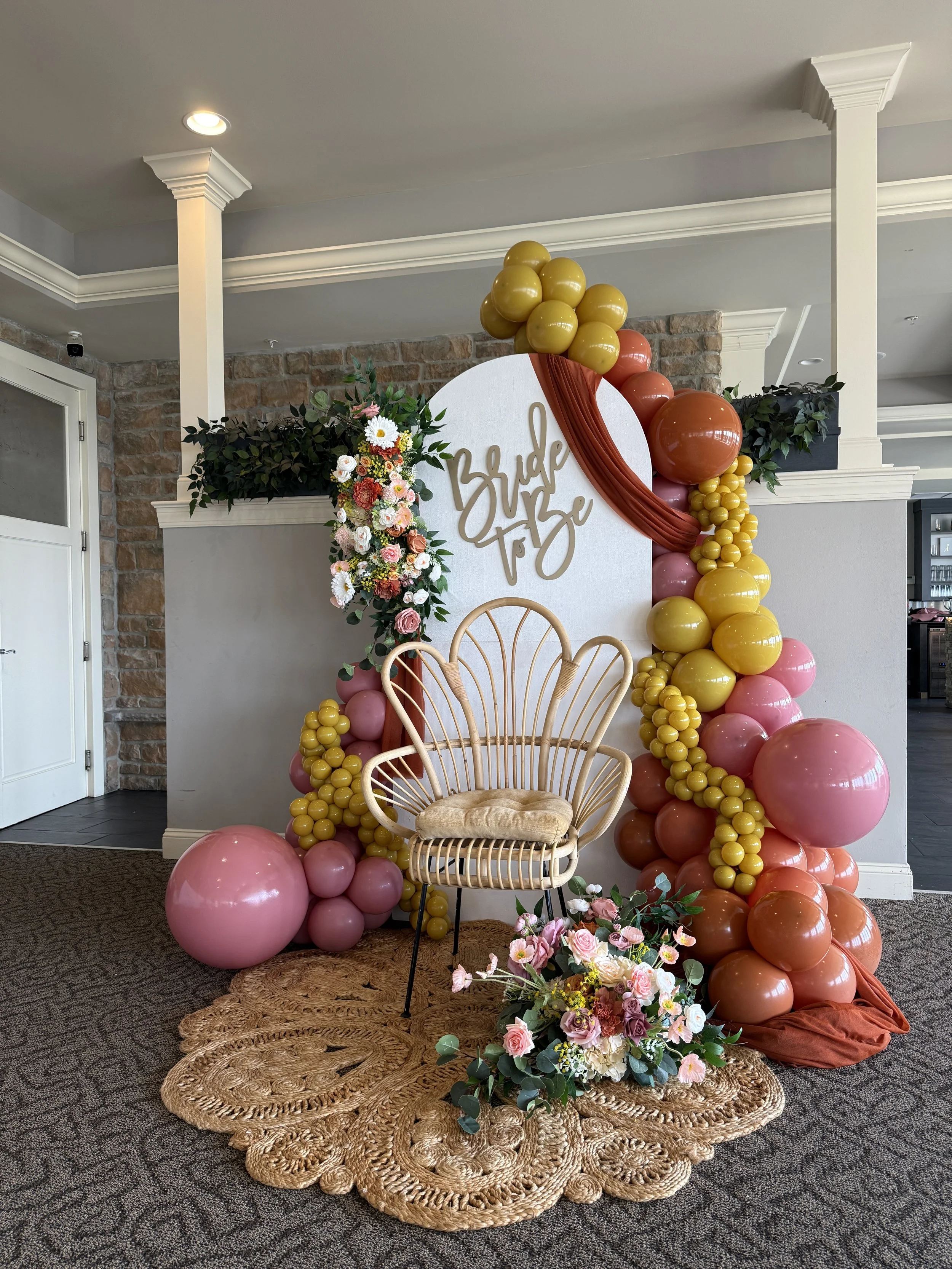 Bridal Shower set up at Morgan Hill, Country Club, Easton PA. 