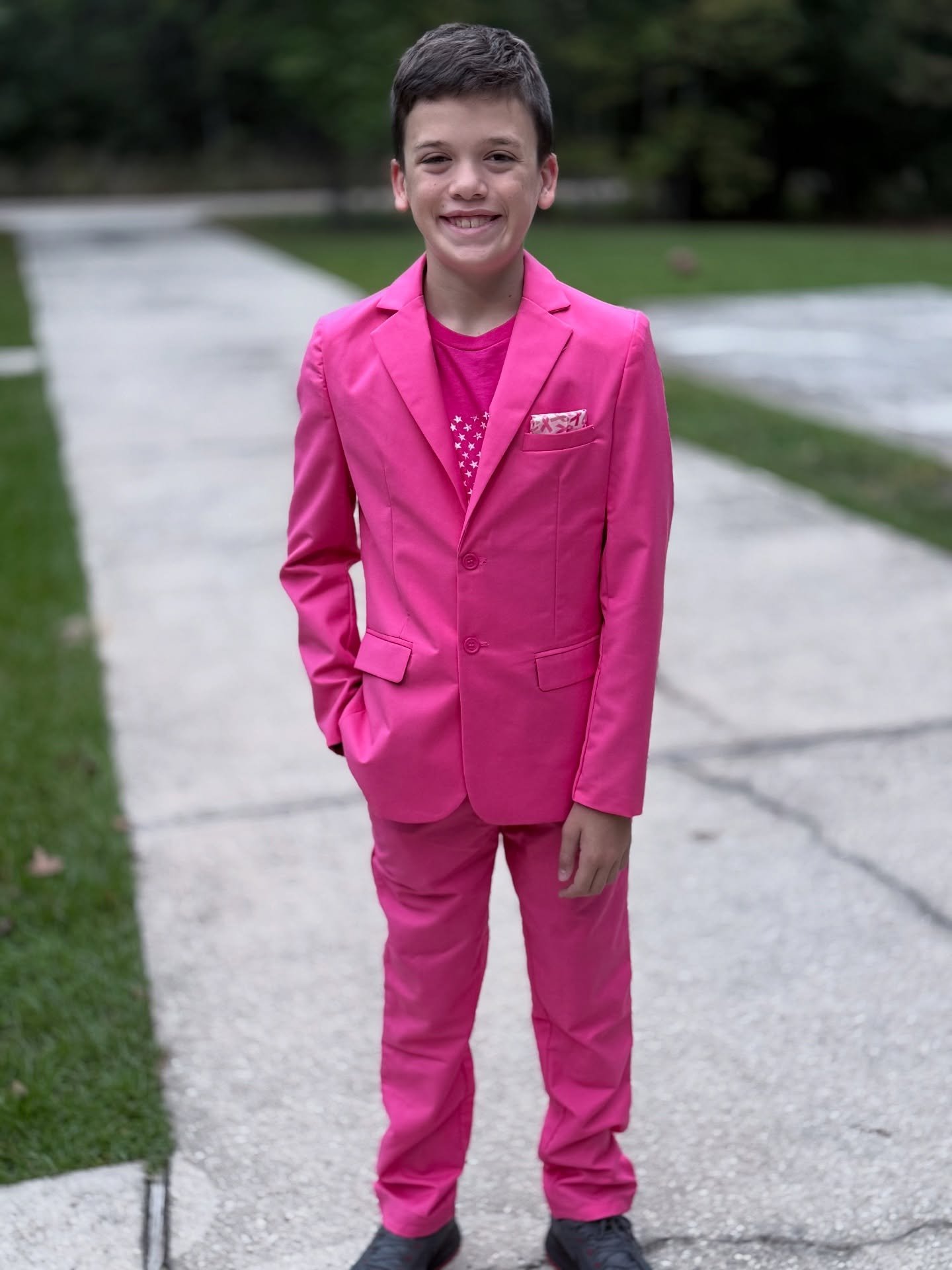Today was Pink Day and&hellip;. My boy did just that!!! He wore it for his momma and he wore it well!!! Proud of him!! 🎀🎀 

#BreastCancerSurvivor #BreastCancerAwareness #GetYourMammogram #PinkDay @student.life.ncs @ncscovington