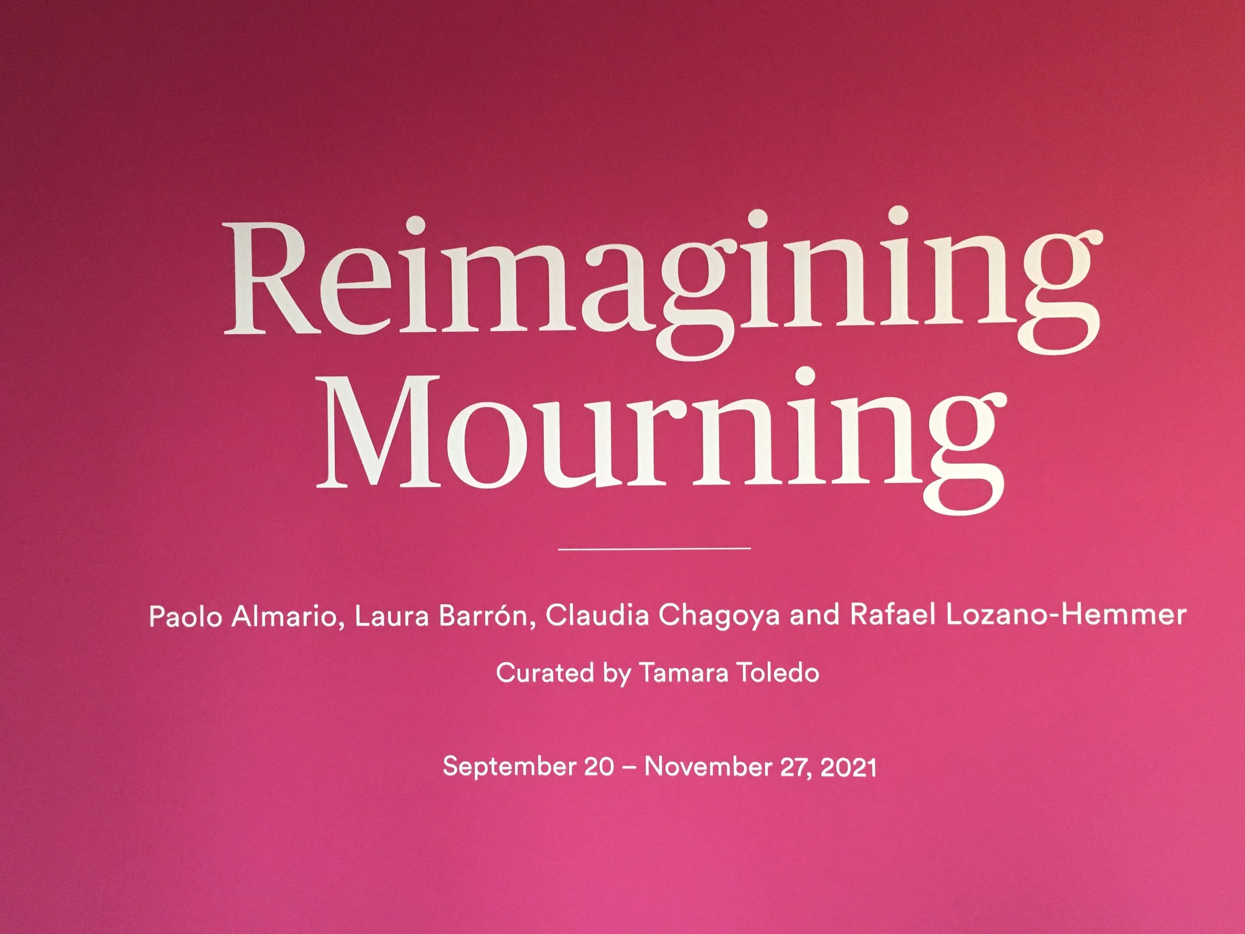 Reimagining Mourning 2021