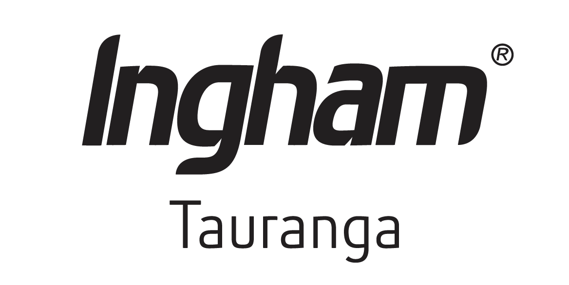 Black and white logo for Highland Tauranga with stylized text.