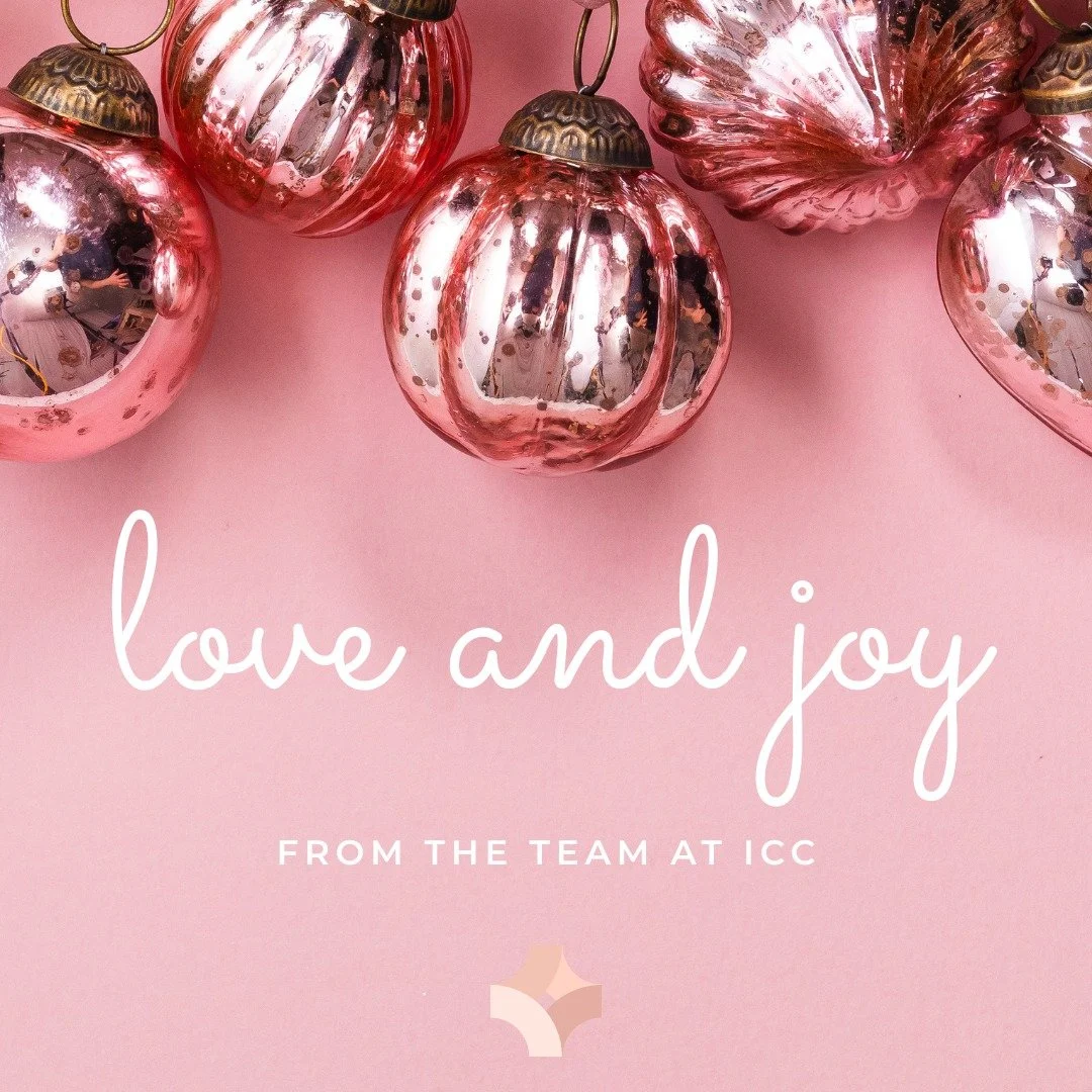 Wishing everyone a wonderful start to the festive season. From all of us at ICC, we hope the coming weeks bring you peace, light, and moments of joy in whatever way you celebrate