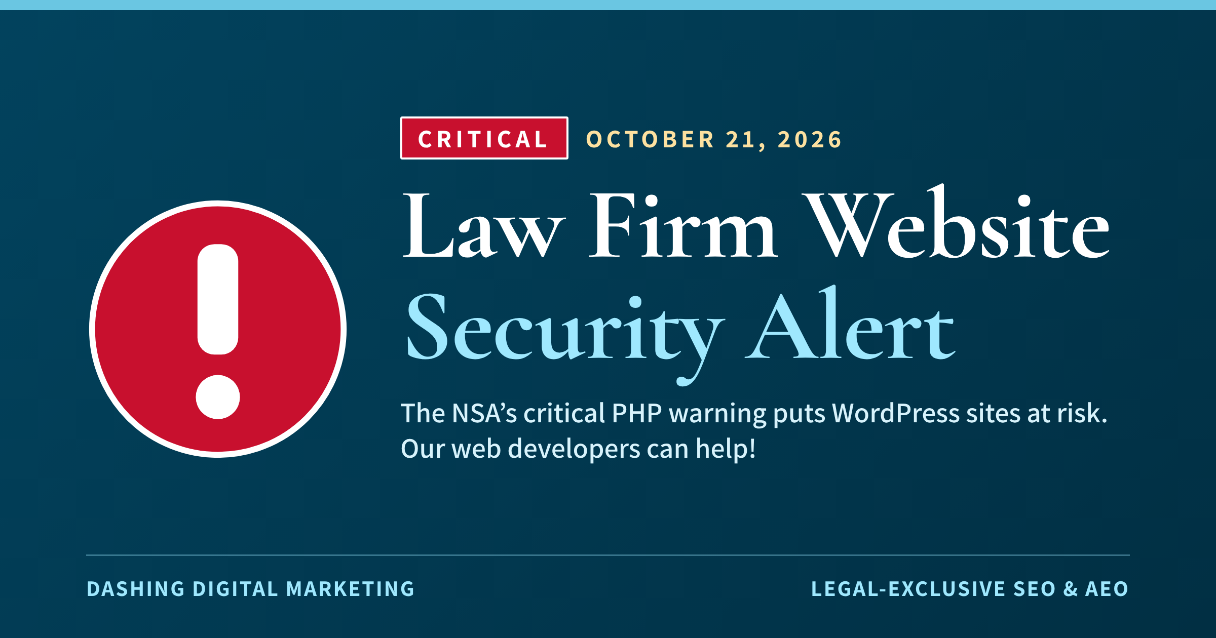 Critical Security Alert for Law Firms: NSA Annoucement