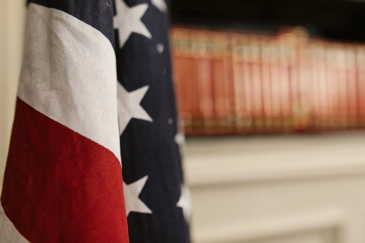 blog post about ai seo advertising compliance state by state Complete 2026 Guide with an american flag and law books