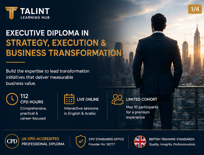 Strategy, Execution, and Business Transformation Diploma (SEBT)