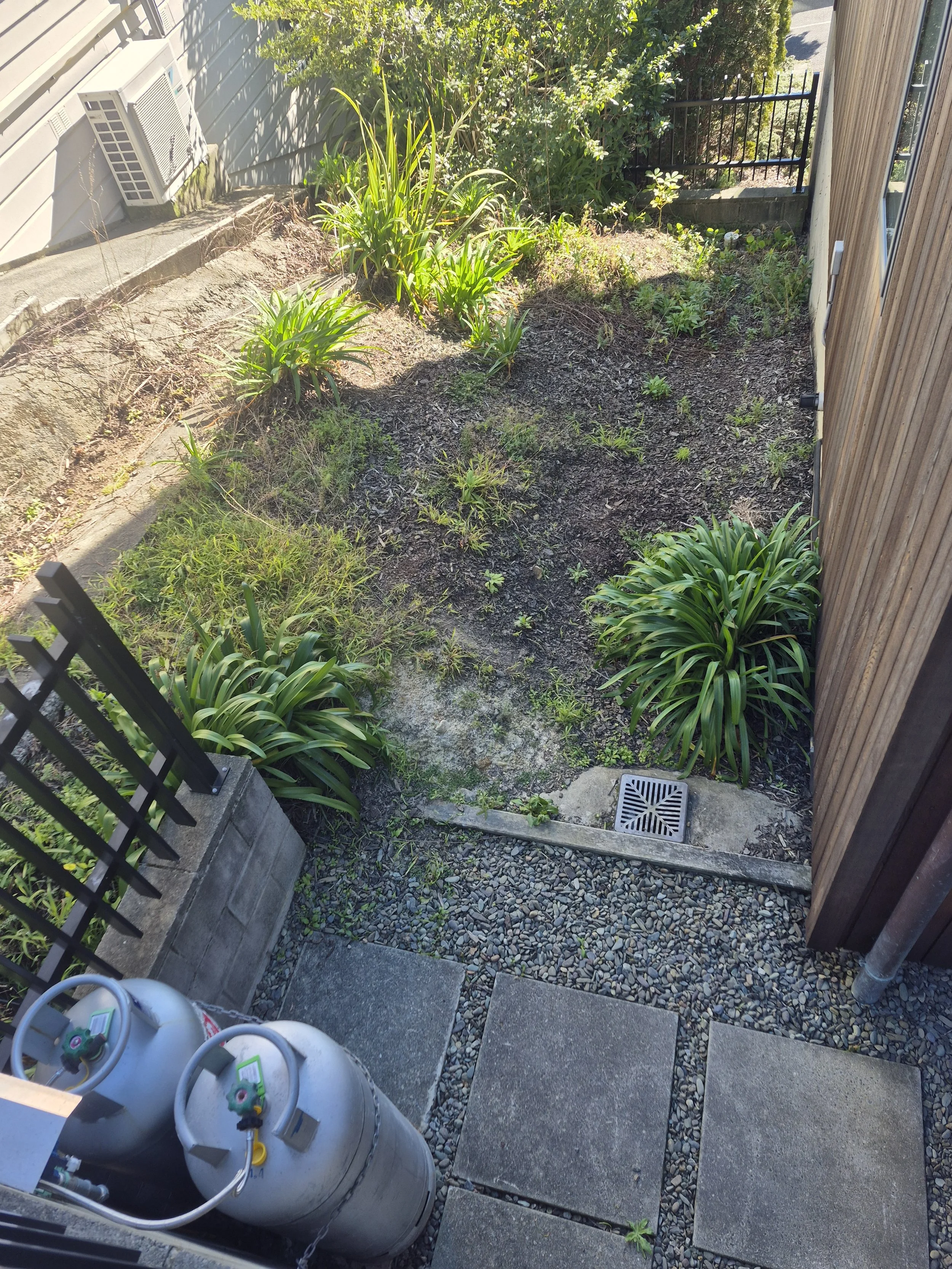 BEFORE: Hard landscaping 