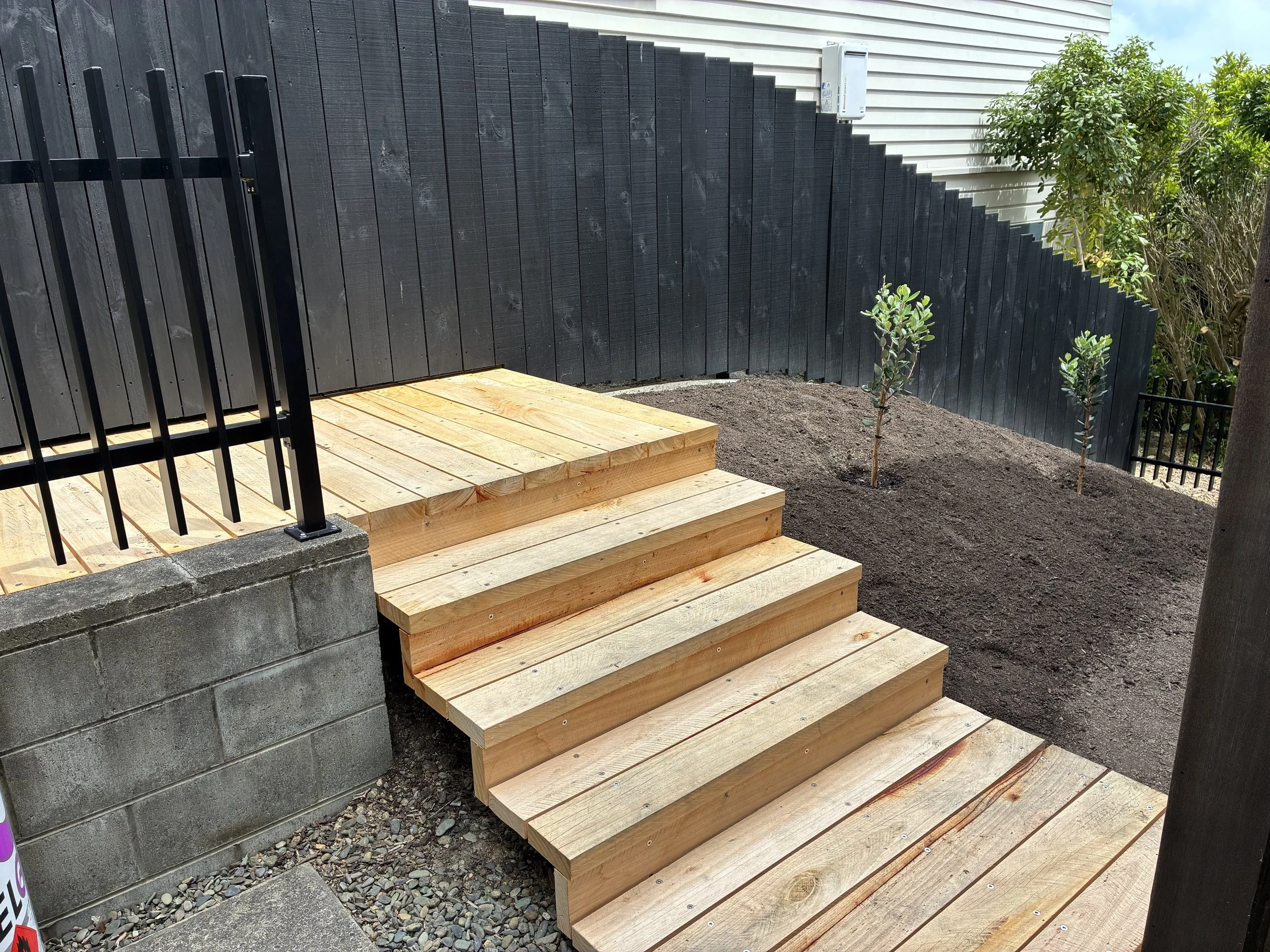 AFTER: Hard landscaping