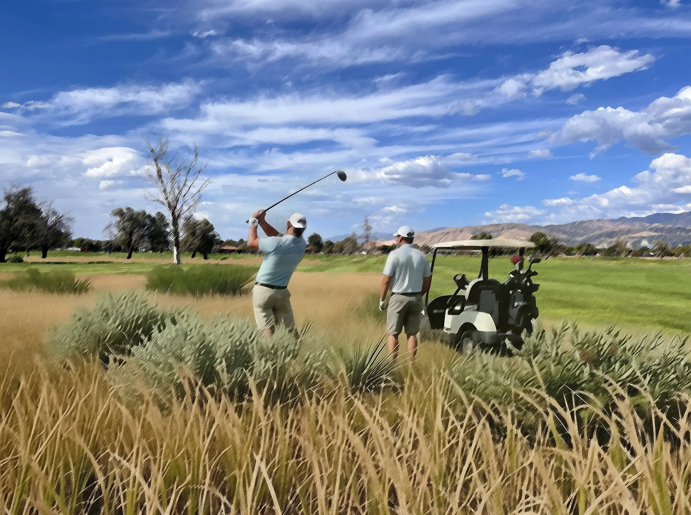 Glendale Hole #1 -
Rendering of possibilities