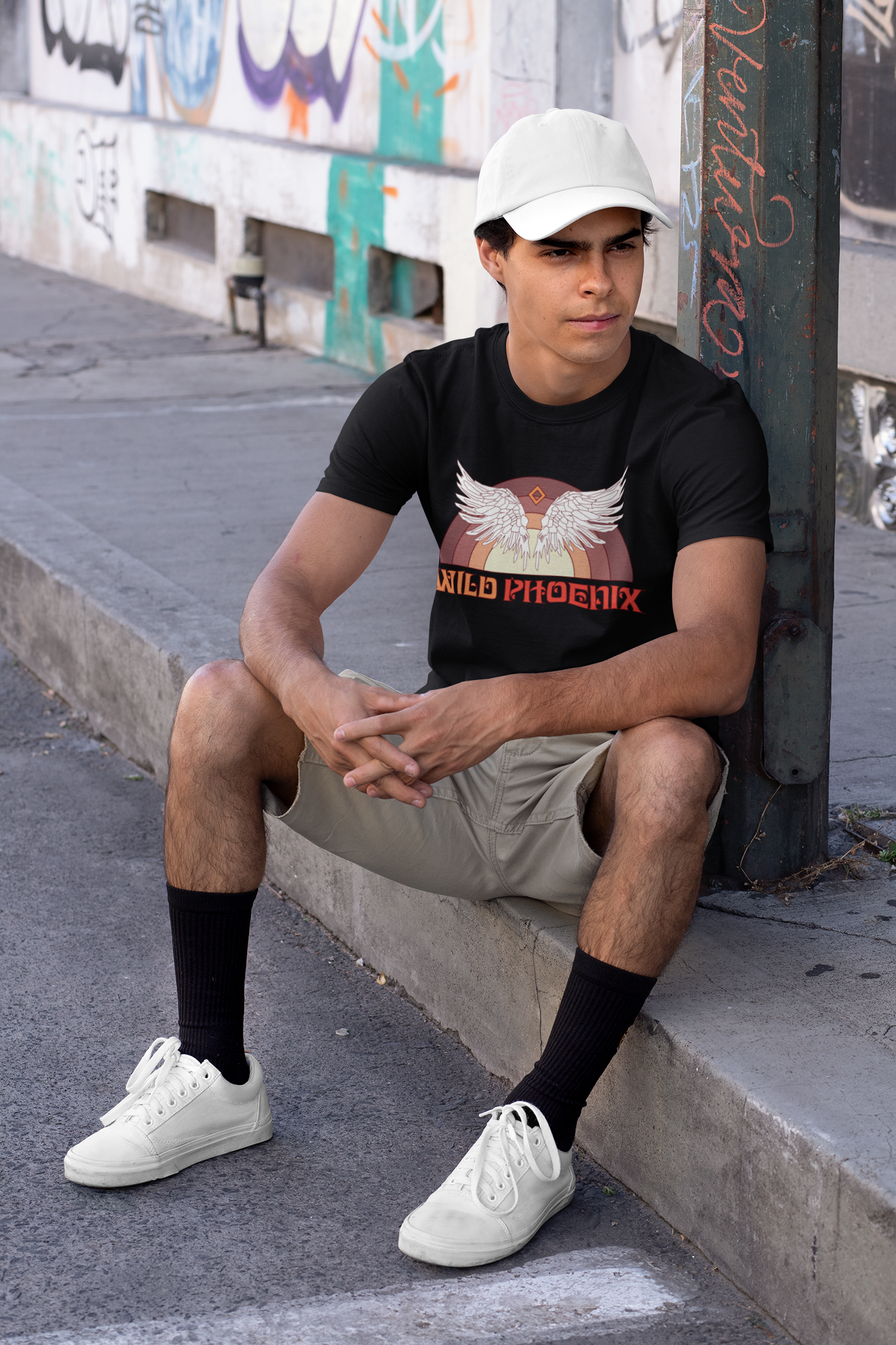 t-shirt-mockup-featuring-a-young-man-wearing-a-dad-hat-in-an-urban-setting-31166.png