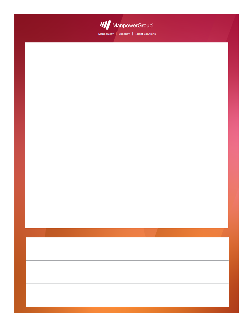 Take Your Kid to Work Day Handout