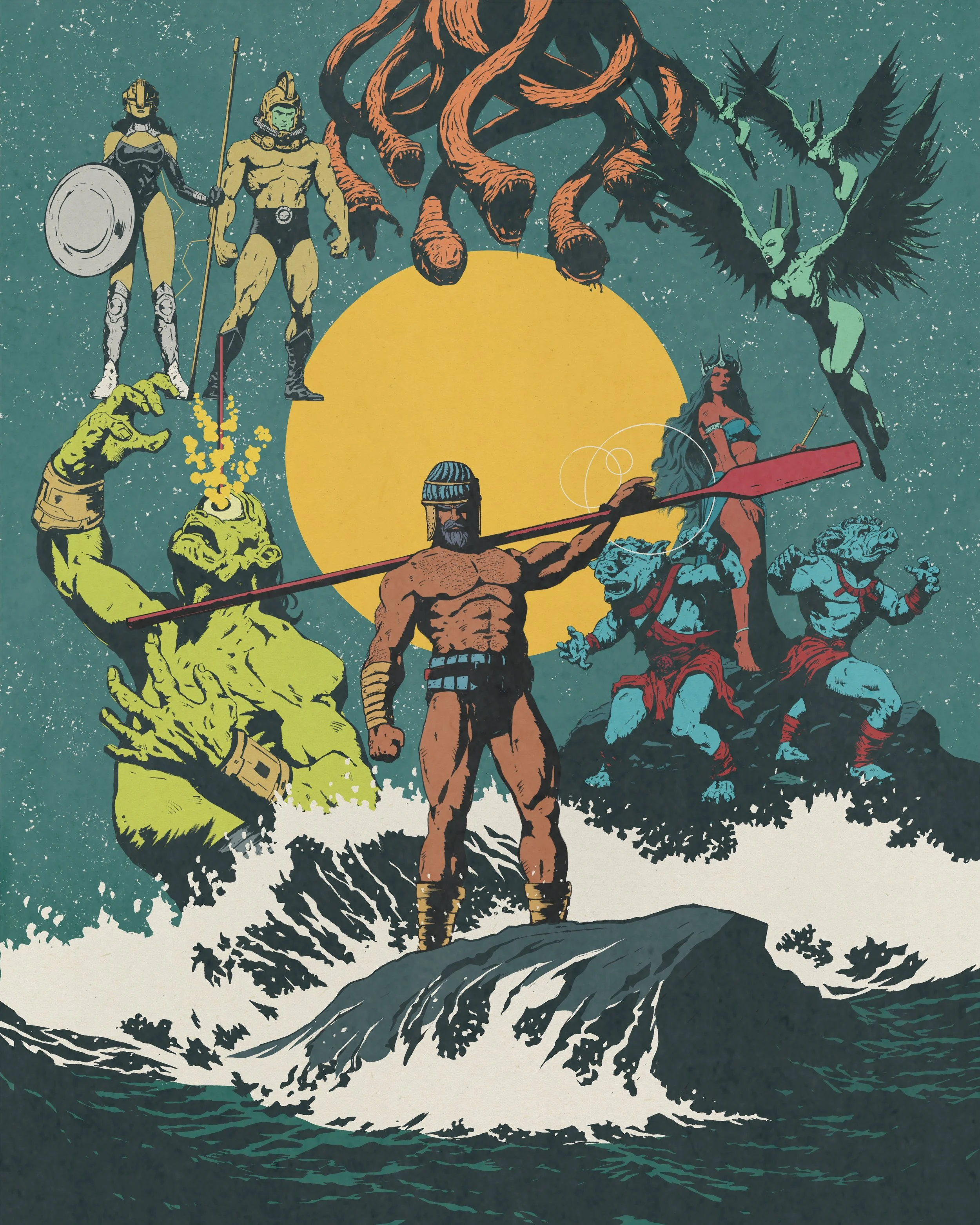 Odysseus Remembers 11x14″