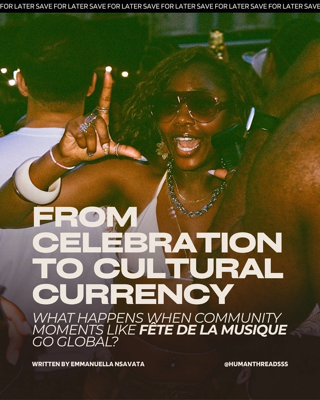 This year, our marketing assistant Emmanuella headed to Paris for F&ecirc;te de la Musique 🇫🇷🎶
 What she experienced wasn&rsquo;t just a celebration. It felt like a shift.

From street party roots to cross-cultural collabs and branded moments, thi